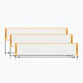 Badmintono tinklas OneTeam Netura 4 orange 2