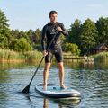 Ilgas rankovėmis plaukimo marškinėliai Aquastic RIMOS LS UV 50+ UPF juodi 11