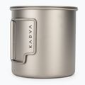 Turistinis puodelis KADVA titanium ultralight gray 3
