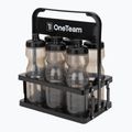 Rinkinys OneTeam Water Bottle Carries + Bidon Sportano Black