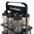 Rinkinys OneTeam Water Bottle Carries + Bidon Sportano Black 8