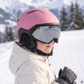 Vaikiškas slidinėjimo šalmas ATTABO Avens 3.0 Jr Visor ERT Pink 9