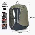 Turistinis kuprinė KADVA Zivo 10 l pilka 2