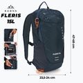 Turistinis kuprinė KADVA Fleris 15 l tamsiai mėlynas 2