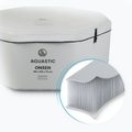 Pripučiamas baseinas AQUASTIC ONSEN drop stitch 1400 l 186 cm pilkas 14