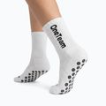 Vaikiškos futbolo kojinės OneTeam Precision Grip non-slip 2-pack white 2