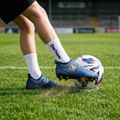 Vaikiškos futbolo kojinės OneTeam Precision Grip non-slip 2-pack white 8