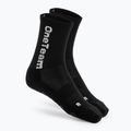Vaikiškos futbolo kojinės OneTeam Precision Grip non-slip 2-pack black