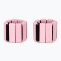 Sunkūs diržai kulkšnių ir riešų žastams  XTREXO SCULPT 2 x 0,5 kg pink