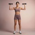 Hantelių rinkinys XTREXO SCULPT 2 x 2 kg juodas 5