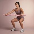 Lenkta štanga XTREXO SCULPT 110 cm rožinė 3