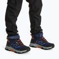 KADVA Rocky Trail Mid WaterProof Softshell vaikiški trekingo batai tamsiai mėlyni 2