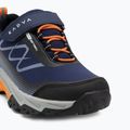 Vaikiški žygio batai KADVA Rocky Trail Low WaterProof Softshell tamsiai mėlyni 10