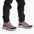 Vaikiški žygio batai KADVA Rocky Trail Low WaterProof Softshell pilki 2