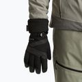 Slidinėjimo pirštinės KADVA Mountain Flow Pro oda 3M Thinsulate juoda 3