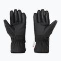 Moteriškos slidinėjimo pirštinės KADVA Mountain Flow Pro oda 3M Thinsulate juoda 3