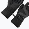 Moteriškos slidinėjimo pirštinės KADVA Mountain Flow Pro oda 3M Thinsulate juoda 6