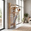 Gimnastikos sienelė su skersiniu XTREXO LW100 wooden 12