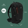 Turistinis kuprinė KADVA Escapada 30 l juoda 24