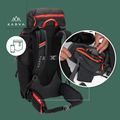 Trekkingo kuprinė KADVA Vagabundo 40 l juoda 26