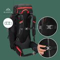 Kuprinė KADVA Vagabundo 40 l juoda 28