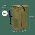 Miesto kuprinė KADVA Companion 20 l khaki 17