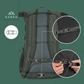 Miesto kuprinė KADVA CityQuest 22 l žalia 22