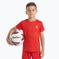 Vaikiškas futbolo komplektas OneTeam Precision Set marškinėliai ir šortai raudoni 5