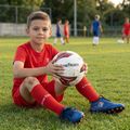 Vaikiškas futbolo komplektas OneTeam Precision Set marškinėliai ir šortai raudoni 15