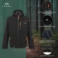 Vyriška lietaus striukė KADVA Forest juoda 22