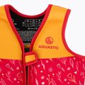 Vaikiška apsauginė liemenė AQUASTIC Junior rožinė/geltona 3