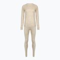 Moteriškų termoaktyvių apatinių komplektas WOOLCANO Merino 100% SET0543 smėlio spalvos 10