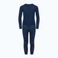Vaikiškų termoaktyvių apatinių komplektas WOOLCANO Merino 100% SET0683 tamsiai mėlynas 2