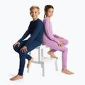 Vaikiškų termoaktyvių apatinių komplektas WOOLCANO Merino 100% SET0683 tamsiai mėlynas 10