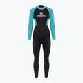 Moteriškas plaukimo hidrokostiumas AQUASTIC Wavey LG WMNS 2 mm juodas/mėtinis 2