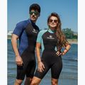 Moteriškas plaukimo hidrokostiumas AQUASTIC Wavey WMNS 2 mm juodas/mėtinis 6
