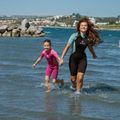 Moteriškas plaukimo hidrokostiumas AQUASTIC Wavey WMNS 2 mm juodas/mėtinis 7