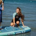 Moteriškas plaukimo hidrokostiumas AQUASTIC Wavey WMNS 2 mm juodas/mėtinis 8