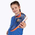 Vaikiški futbolo batai OneTeam Robero Teen TF tamsiai mėlyni/oranžiniai 18