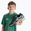 Vaikiški futbolo batai OneTeam Robero Teen TF juodi/mėlyni 12