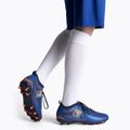Vaikiški futbolo batai OneTeam Robero Teen FG/AG tamsiai mėlyni/oranžiniai 2