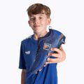 Vaikiški futbolo batai OneTeam Robero Teen FG/AG tamsiai mėlyni/oranžiniai 20