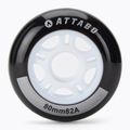 Ratukai riedučiams ATTABO Wheels 80 mm 4 vnt. Juodi
