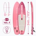 Irklentė SUP AQUASTIC Perth Pro 11'2" allround rožinė 19