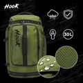 Kuprinė HOOK FIGHTING Training 2w1 Duffel Bag 30 l žalia 2