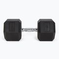 TREXO Hex 37,5 kg gumuoti hanteliai 4