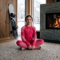Vaikiškų termoaktyvių apatinių komplektas KADVA Frosty Jrg Set be siūlių rožinis 5