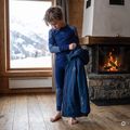 Vaikiškų termoaktyvių apatinių komplektas KADVA Frosty Jrb Set be siūlių tamsiai mėlynas 5