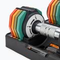 Reguliuojamų hantelių rinkinys TREXO 2 x 5 kg multicolor 3