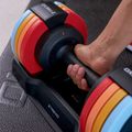 Reguliuojamas hantelis TREXO 25 kg multicolor 9